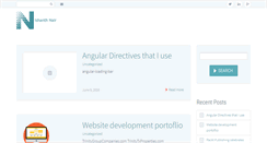 Desktop Screenshot of nishanthnair.com