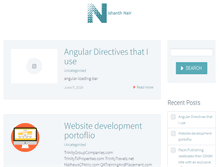 Tablet Screenshot of nishanthnair.com